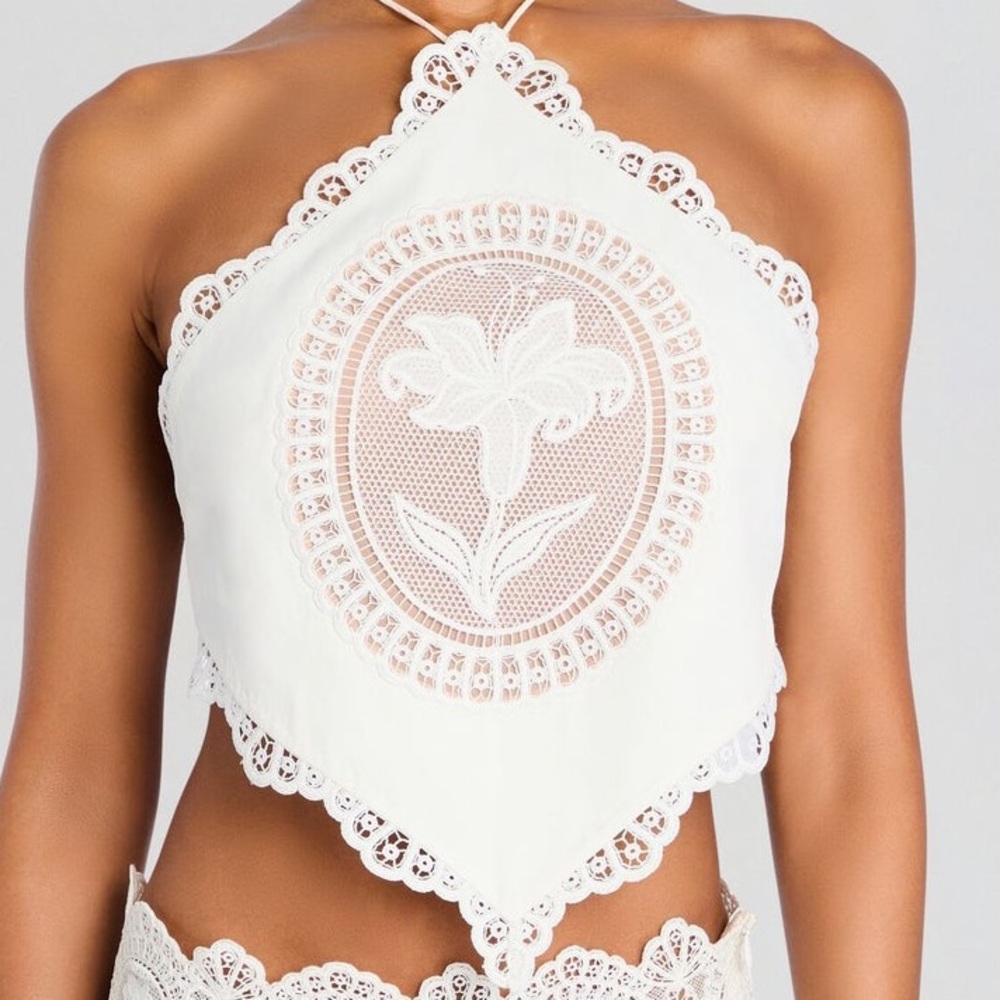 Retrofete Summer Top in ivory